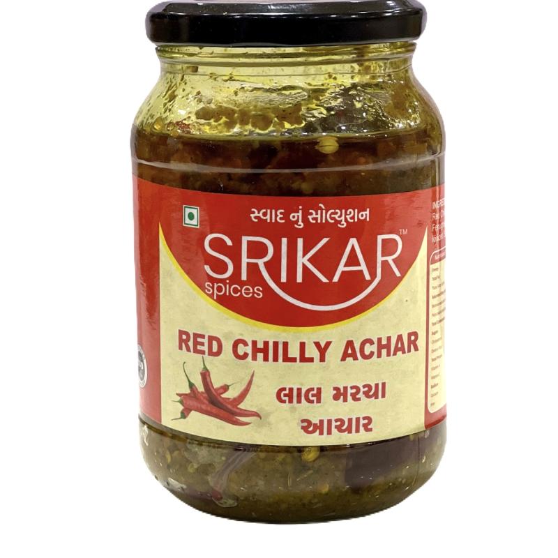 લાલ મરચા અથાણું (RED CHILLI ACHAR)